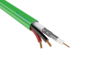 Combination coaxial cable