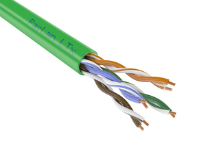 Eight-core twisted pair cable cat 5e.