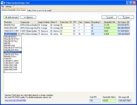 IP Video Bandwidth screen