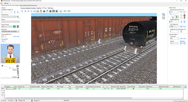 designing video surveillance at railway stations