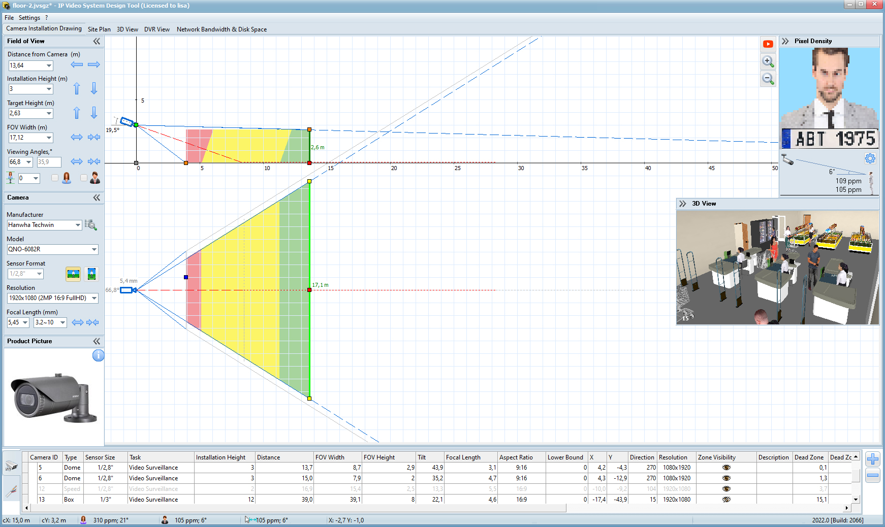 IP Video System Design Tool screenshot