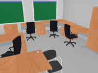 Furniture 3D models for CCTV modelling