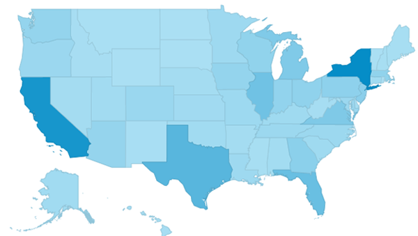 Popularity of JVSG in the USA