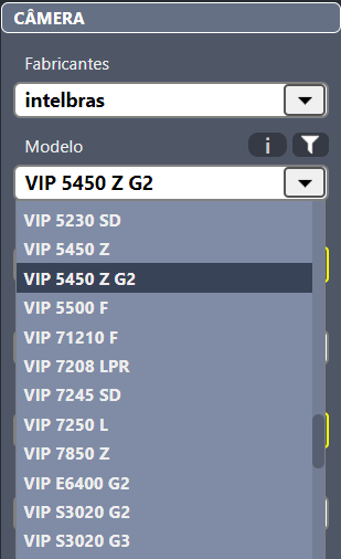 CÂMERA CFTV: Fabricantes,Modelo.png